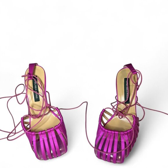 Chelsea Paris Finn High Heel Pump Women's Sz 38 Orchard Pink - Picture 3 of 16